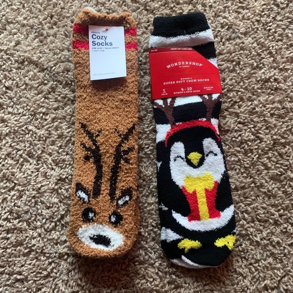 Old Navy Accessories - Cozy Soft Holiday Socks- 2 pairs